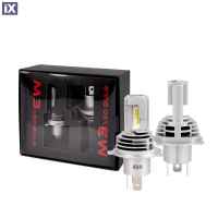 H4 12>24V 6.500K 5.000lm 50W CSP1860 M3 LED LSAS SERIES KIT ΜΕ ΑΝΕΜΙΣΤΗΡΑΚΙ KIT M-TECH - 2 ΤΕΜ.