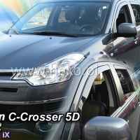 CITROEN C-CROSSER  5D 2007-2012 / PEUGEOT 4007 5D 2008-2012 ΖΕΥΓΑΡΙ ΑΝΕΜΟΘΡΑΥΣΤΕΣ ΑΠΟ ΕΥΚΑΜΠΤΟ ΦΙΜΕ ΠΛΑΣΤΙΚΟ HEKO - 2 ΤΕΜ.