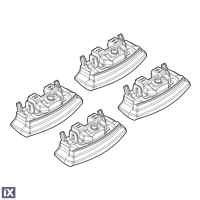 HYUNDAI i20 3D/5D 11/14+ KIT ΑΚΡΑ (ΠΟΔΙΑ) ΓΙΑ ΜΠΑΡΕΣ NORDRIVE