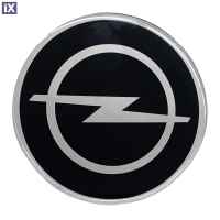 OPEL ΑΥΤΟΚΟΛΛΗΤΟ ΣΗΜΑ ΚΑΠΩ ΜΑΥΡΟ/ΧΡΩΜΙΟ ΣΜΑΛΤΟΥ 9,2 cm  - 1 ΤΕΜ.