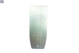 ΤΕΜΠΕΛΗΣ ΠΟΔΙΟΥ ANTI SLIP LOOK ΜΑΥΡΟ ΑΛΟΥΜΙΝΙΟΥ 195x80mm  SIMONI RACING - 1 TEM.