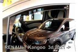 RENAULT KANGOO 3D 2021+  ΖΕΥΓΑΡΙ ΑΝΕΜΟΘΡΑΥΣΤΕΣ ΑΠΟ ΕΥΚΑΜΠΤΟ ΦΙΜΕ ΠΛΑΣΤΙΚΟ HEKO - 2 ΤΕΜ.