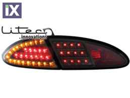 Φανάρια Πισινά για SEAT LEON 1P1 05+ ΜΑΥΡΟ+LED