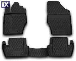 PEUGEOT 107 / 308 07/2005-2013 ΜΑΡΚΕ ΠΑΤΑΚΙΑ ΣΕ ΣΚΑΦΗ TPE ΛΑΣΤΙΧΟ ΣΕ ΜΑΥΡΟ ΧΡΩΜΑ NOVLINE - 4 ΤΕΜ.