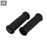 ΧΕΙΡΟΛΑΒΕΣ ΠΟΔΗΛΑΤΟΥ 125+125mm 22mm ΜΑΥΡΑ SOFT MAN-1 2ΤΕΜ
