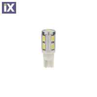 T10 W5W 10-30V W2,1x9,5d 150lm MEGA-LED10 ΔΙΑΘΛΑΣΗΣ / ΔΙΠΛΗΣ ΠΟΛΙΚΟΤΗΤΑΣ BLISTER 2ΤΕΜ.