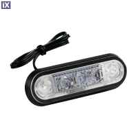 ΦΩΣ ΟΓΚΟΥ 3LED ΛΕΥΚΟ SMD 12/24V 85mm LAMPA - 20ΤΕΜ.