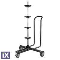 PP-3 ΣΤΑΝΤ 4 ΕΛΑΣΤΙΚΩΝ ΜΕ ΡΟΔΑΚΙΑ (MAX 100 kg)