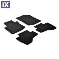 CITROEN C1 / PEUGEOT 107 / TOYOTA AYGO 2005-2014 ΜΑΡΚΕ ΠΑΤΑΚΙΑ EXECUTIVE ΜΟΚΕΤΑ ΣΕ ΜΑΥΡΟ ΧΡΩΜΑ ΜΕ ΚΟΥΜΠΩΜΑΤΑ LAMPA  - 4 ΤΕΜ.