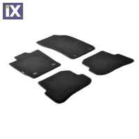 AUDI A1 3D 09/2010-10/2018 / AUDI A1 Sportback 5D 02/2012-10/2018 ΜΑΡΚΕ ΠΑΤΑΚΙΑ EXECUTIVE ΜΟΚΕΤΑ ΣΕ ΜΑΥΡΟ ΧΡΩΜΑ ΜΕ ΚΟΥΜΠΩΜΑΤΑ LAMPA  - 4 ΤΕΜ.