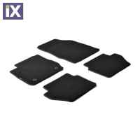FORD FIESTA 3D / 5D 03/2011-05/2017 ΜΑΡΚΕ ΠΑΤΑΚΙΑ EXECUTIVE ΜΟΚΕΤΑ ΣΕ ΜΑΥΡΟ ΧΡΩΜΑ ΜΕ ΚΟΥΜΠΩΜΑΤΑ LAMPA  - 4 ΤΕΜ.