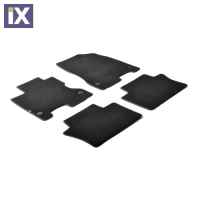 RENAULT KOLEOS 06/2008-01/2013 / RENAULT KOLEOS 01/2014-2017 ΜΑΡΚΕ ΠΑΤΑΚΙΑ EXECUTIVE ΜΟΚΕΤΑ ΣΕ ΜΑΥΡΟ ΧΡΩΜΑ ME ΚΟΥΜΠΩΜΑΤΑ LAMPA  - 4 ΤΕΜ.