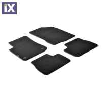 PEUGEOT 208 3D / 5D 04/2012-2019 ΜΑΡΚΕ ΠΑΤΑΚΙΑ EXECUTIVE ΜΟΚΕΤΑ ΣΕ ΜΑΥΡΟ ΧΡΩΜΑ ME ΚΟΥΜΠΩΜΑΤΑ LAMPA  - 4 ΤΕΜ.