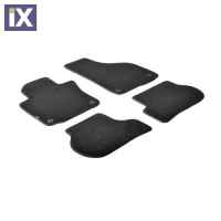 SKODA OCTAVIA SW 5D 2004-2013 / 2013+ / VOLKSWAGEN GOLF V / VI 2003-2014 / JETTA 2005-2011 / SCIROCCO 2008-2017 ΜΑΡΚΕ ΠΑΤΑΚΙΑ EXECUTIVE ΜΟΚΕΤΑ ΣΕ ΜΑΥΡΟ ΧΡΩΜΑ ME ΚΟΥΜΠΩΜΑΤΑ LAMPA  - 4 ΤΕΜ.