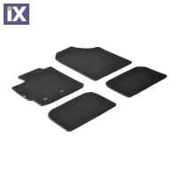 TOYOTA URBAN CRUISER 05/2009-09/2014 / TOYOTA YARIS 3D 01/2006-09/2011 / TOYOTA YARIS 5D 01/2006-09/2011 ΜΑΡΚΕ ΠΑΤΑΚΙΑ EXECUTIVE ΜΟΚΕΤΑ ΣΕ ΜΑΥΡΟ ΧΡΩΜΑ ME ΚΟΥΜΠΩΜΑΤΑ LAMPA  - 4 ΤΕΜ.