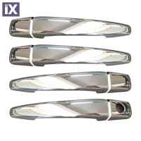 CITROEN C4 PICASSO MPV 06-10 ΧΕΡΟΥΛΙΑ ΠΟΡΤΑΣ ΧΡΩΜΙΟ ΜΕΤΑΛΛΙΚΑ 4ΠΟΡΤΕΣ 4ΤΕΜ