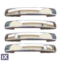 NISSAN QASHQAI 10-13 ΧΕΡΟΥΛΙΑ ΠΟΡΤΑΣ ΧΡΩΜΙΟ ΜΕΤΑΛΛΙΚΑ 4ΠΟΡΤΕΣ 4ΤΕΜ (ΤΡΥΠΑ SENSOR)