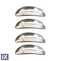 PEUGEOT 107 HB 5D 2007+ ΧΕΡΟΥΛΙΑ ΠΟΡΤΑΣ ΧΡΩΜΙΟ ΜΕΤΑΛΛΙΚΑ 4ΠΟΡΤΕΣ 4ΤΕΜ