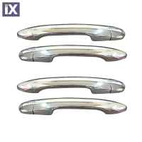 RENAULT SCENIC 2009+ ΧΕΡΟΥΛΙΑ ΠΟΡΤΑΣ ΧΡΩΜΙΟ ΜΕΤΑΛΛΙΚΑ 4ΠΟΡΤΕΣ 4ΤΕΜ