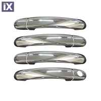 VW GOLF 5  HB 3D 04-09 ΧΕΡΟΥΛΙΑ ΠΟΡΤΑΣ ΧΡΩΜΙΟ ΜΕΤΑΛΛΙΚΑ 2ΠΟΡΤΕΣ 2ΤΕΜ