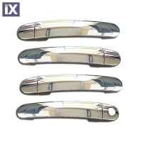 VW GOLF 5 PLUS HB 5D 04-07 ΧΕΡΟΥΛΙΑ ΠΟΡΤΑΣ ΧΡΩΜΙΟ ΜΕΤΑΛΛΙΚΑ 4ΠΟΡΤΕΣ 4ΤΕΜ