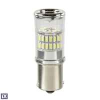 P21W 12-28V BA15s MEGA-LED48 6.500K 370lm ΔΙΑΘΛΑΣΗΣ (ΜΟΝΟΠΟΛΙΚΟ) BLISTER 1 ΤΕΜ.
