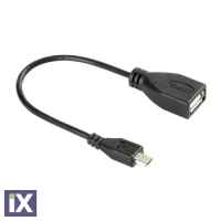 Αντάπτορας USB 12V με θύρα  5V USB σε MICRO USB με καλώδιο 20cm