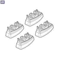 MERCEDES C-KLAS 02/07+ KIT ΑΚΡΑ (ΠΟΔΙΑ) ΓΙΑ ΜΠΑΡΕΣ NORDRIVE