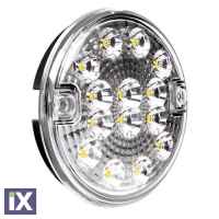 ΦΩΣ ΦΟΡΤΗΓΟΥ ΠΙΣΩ 12/24V 14LED ΔΙΑΦΑΝΟ ΣΤΡΟΓΓΥΛΟ 140mm 1ΤΕΜ.