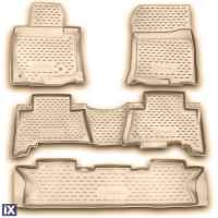 TOYOTA LAND CRUISER PRADO 7ΘΕΣΙΟ 12/2009-2013 ΜΑΡΚΕ ΠΑΤΑΚΙΑ ΣΕ ΣΚΑΦΗ TPE ΛΑΣΤΙΧΟ ΣΕ ΜΠΕΖ ΧΡΩΜΑ NOVLINE - 5 ΤΕΜ.