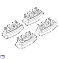 MAZDA CX-7 06/07+ KIT ΑΚΡΑ (ΠΟΔΙΑ) ΓΙΑ ΜΠΑΡΕΣ NORDRIVE