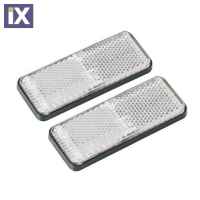 ΑΝΤΑΝΑΚΛΑΣΤΙΚΑ ΛΕΥΚΑ EURO-NORM 90x35mm 2ΤΕΜ