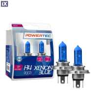 H4 12V 60/55W P43t 5.000K POWERTEC XENON BLUE M-TECH -  2ΤΕΜ.