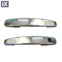 ΧΕΡΟΥΛΙΑ ΠΟΡΤΑΣ ΧΡΩΜΙΟ ΜΕΤΑΛΛΙΚΑ PEUGEOT 308 3D 2007-2013  2ΤΕΜ