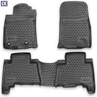 TOYOTA LANDCRUISER 150 2013-2015 ΜΑΡΚΕ ΠΑΤΑΚΙΑ ΣΕ ΣΚΑΦΗ TPE ΛΑΣΤΙΧΟ ΣΕ ΑΝΘΡΑΚΙ ΣΚΟΥΡΟ ΓΚΡΙ ΧΡΩΜΑ NOVLINE - 4 ΤΕΜ.