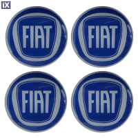 FIAT ΑΥΤΟΚΟΛΛΗΤΑ ΣΗΜΑΤΑ ΖΑΝΤΩΝ 5,5 cm ΜΠΛΕ ΜΕ ΕΠΙΚΑΛΥΨΗ ΣΜΑΛΤΟΥ  - 4 ΤΕΜ.