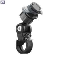 ΒΑΣΗ ΣΤΗΡΙΞΗΣ ΚΙΝΗΤΟΥ MOTO ΜΕΤΑΛΛΙΚΗ STRAP 14-34mm / 15mm ΓΙΑ ΜΠΑΡΑ (ΘΗΚΕΣ OPTI CASE) TITAN SERIES LAMPA  - 1 TEM.