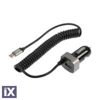 ΑΝΤΑΠΤΟΡΑΣ ΦΟΡΤΙΣΤΗΣ ΑΝΑΠΤΗΡΑ 12/24V 3000mA ΜΕ ΘΥΡΑ USB+ 1 USB TYPE-C ΜΕ ΚΑΛΩΔΙΟ 150cm FAST CHARGE