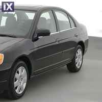 HONDA CIVIC 4D 02-06 TRIM ΜΑΡΚΕ ΠΑΡΑΘΥΡΩΝ ΑΥΤΟΚΟΛΛΗΤΑ ΧΡΩΜΙΟΥ 4ΤΕΜ.