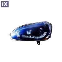 Φανάρια diederichs VW GOLF 5 10.03 - 09.08 / GOLF 5+6 VARIANT / JETTA 5 05-10  Dayline + LED BLACK