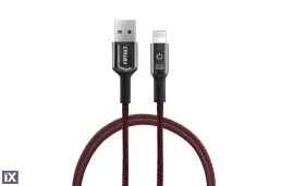 ΚΑΛΩΔΙΟ ΦΟΡΤΙΣΗΣ ΚΑΙ ΣΥΓΧΡΟΝΙΣΜΟΥ USB ΓΙΑ APPLE LIGHTNING 100cm FullLINK UC-10 AMIO