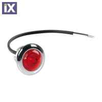 ΦΩΣ ΟΓΚΟΥ 12/24V LED ΚΟΚΚΙΝΟ ΣΤΡΟΓΓΥΛΟ 19,5mm 1ΤΕΜ.