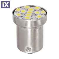 R5W 24/28V BA15s HYPER-LED12 120lm ΛΕΥΚΟ ΔΙΑΘΛΑΣΗΣ 1SMDx3chips (ΜΟΝΟΠΟΛΙΚΟ-ΦΟΥΝΤΟΥΚΙ) BLISTER 1ΤΕΜ.