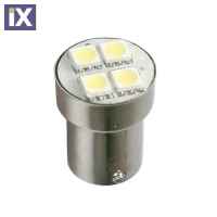 P21W 24V BA15s 15lm HYPER-LED12 ΠΟΡΤΟΚΑΛΙ (ΜΟΝΟΠΟΛΙΚΟ) BLISTER 1ΤΕΜ.