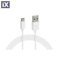 ΚΑΛΩΔΙΟ ΦΟΡΤΙΣΗΣ ΚΑΙ ΣΥΓΧΡΟΝΙΣΜΟΥ MICRO USB 100cm ΛΕΥΚΟ BLUE LINE