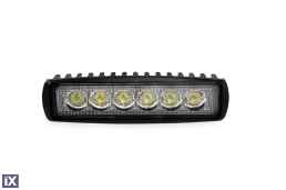 ΠΡΟΒΟΛΕΑΣ ΕΡΓΑΣΙΑΣ DAYLINE WL01 FLAT 9/60V - 18W - 6000K - 6 LED (ΛΕΥΚΟ/ΨΥΧΡΟ) - 160 Χ 43 Χ 42 mm AMiO - 1 ΤΕΜ.