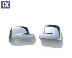 VW CADDY MVN  2003-2015 /VW TRANSPORTER T5 ΚΑΠΑΚΙΑ ΚΑΘΡΕΦΤΩΝ ΧΡΩΜΙΟΥ ΣΑΤΙΝΕ 2 ΤΕΜ. ΠΛΑΣΤΙΚΑ