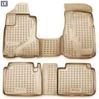 HONDA CR-V 2002-2006 ΜΑΡΚΕ ΠΑΤΑΚΙΑ ΣΕ ΣΚΑΦΗ TPE ΛΑΣΤΙΧΟ ΣΕ ΜΠΕΖ ΧΡΩΜΑ NOVLINE - 4 ΤΕΜ.
