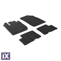 DACIA DUSTER 4X4  02/2018+ ΜΑΡΚΕ ΠΑΤΑΚΙΑ SUMISURA ΛΑΣΤΙΧΟ ΣΕ ΜΑΥΡΟ ΧΡΩΜΑ ME ΚΟΥΜΠΩΜΑΤΑ LAMPA - 4 ΤΕΜ.
