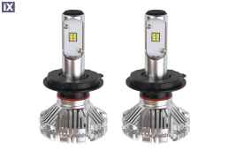 H4 SX SERIES 6/18V 40W 6.000K 3.200lm LED (ΜΕ ΨΥΚΤΡΑ - ΧΩΡΙΣ ΑΝΕΜΙΣΤΗΡΑΚΙ) 2ΤΕΜ.